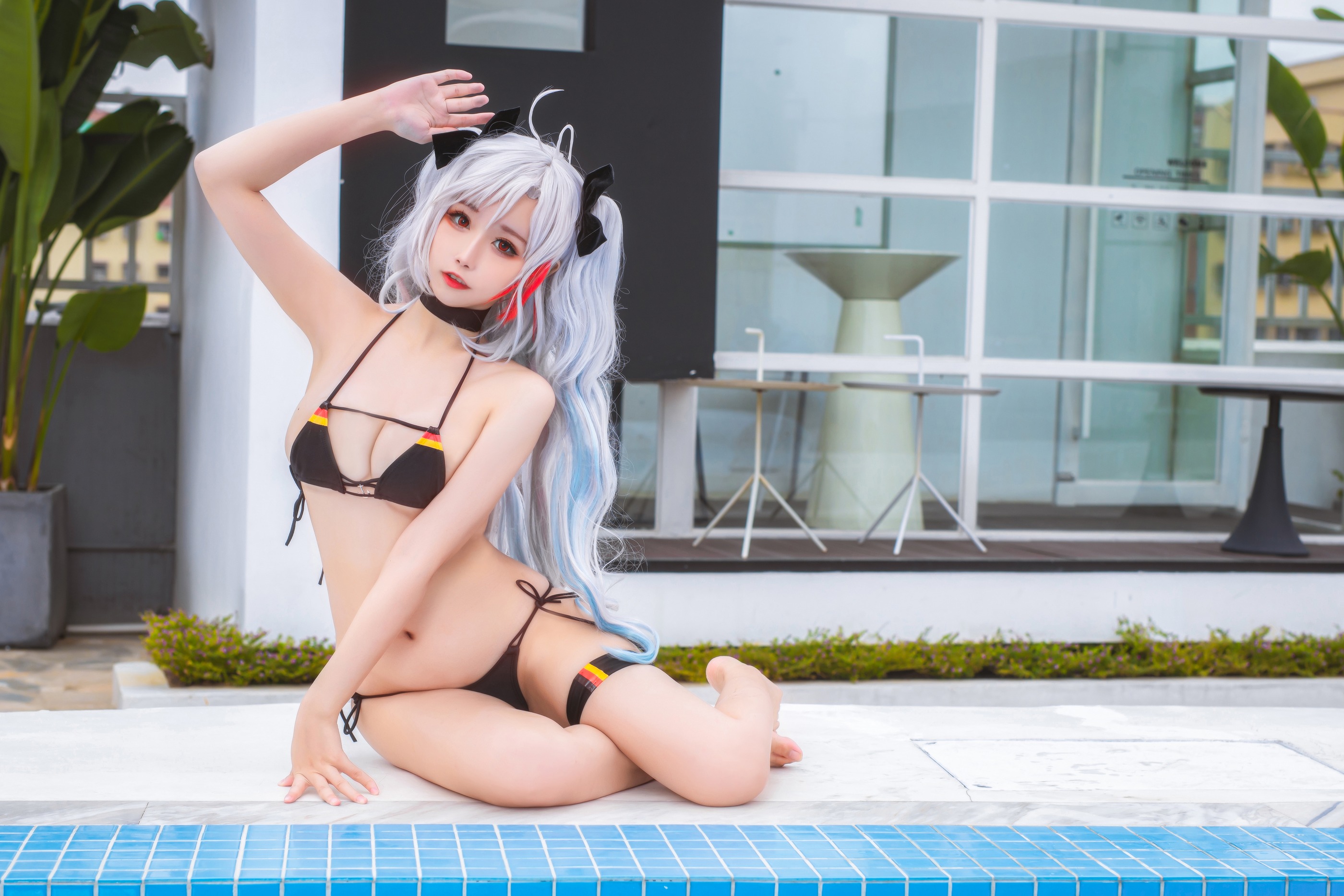 图片[1]-Momoko葵葵 – NO.039 欧根之水着 [20P]-XikXak